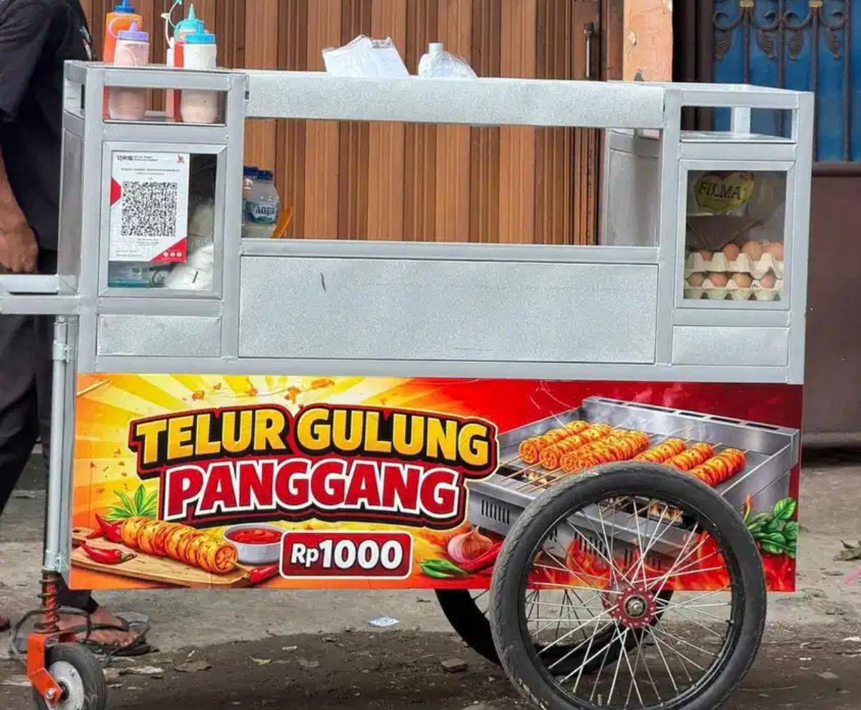 Telur Gulung Panggang Zero Oil